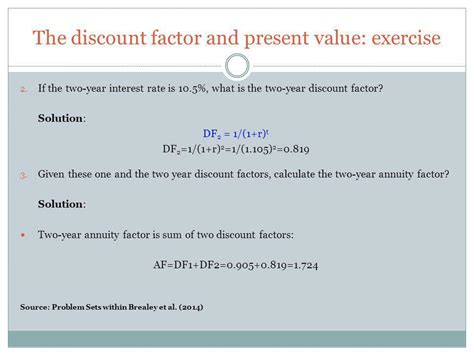 The Present Value Factor Online Accounting