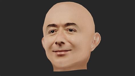 Jeff Bezos Head 3d Model By Nammichael