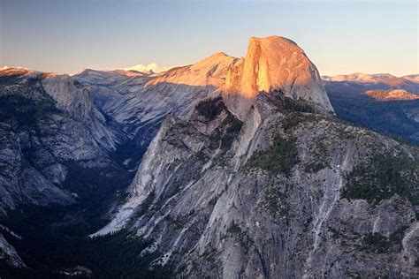 Sunset On Half Dome In Yosemite National Park Photograph By Pierre