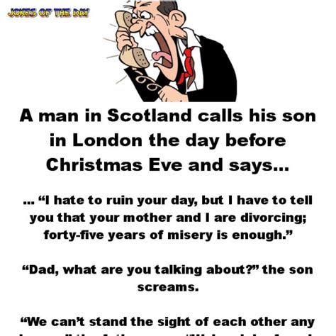 Scottish Couple Wants Their Kids To Visit On Christmas Eve Funny