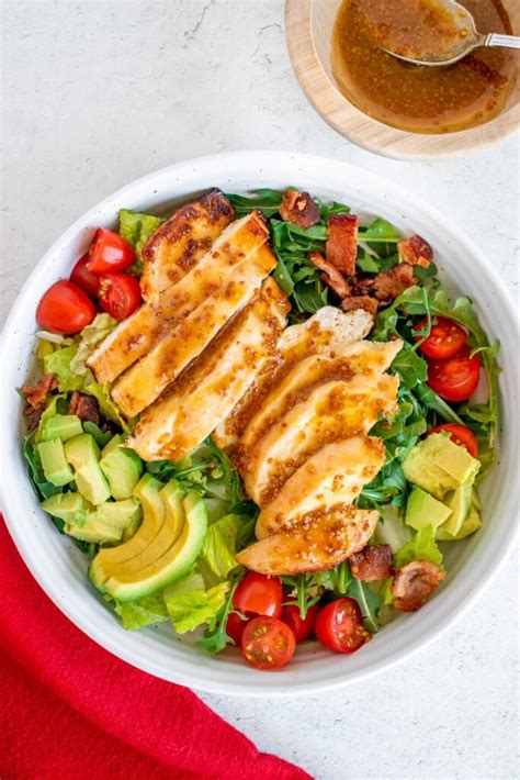 Easy Honey Mustard Chicken Salad The Clean Eating Couple
