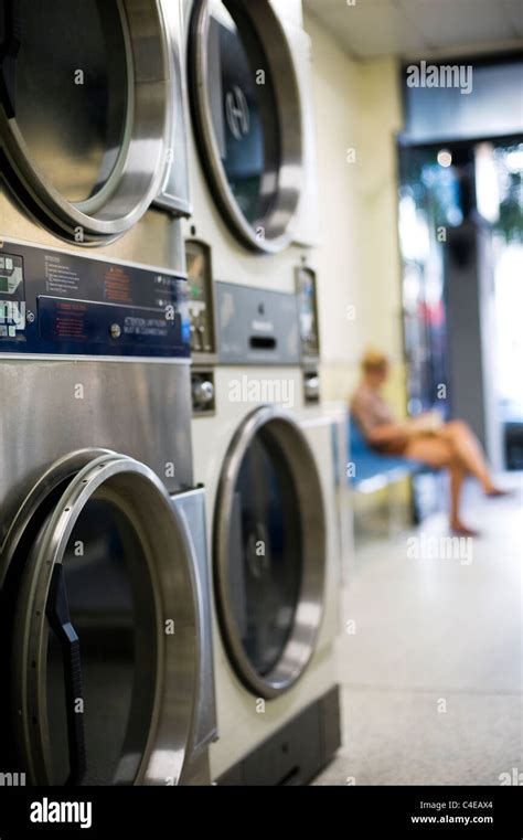 Girl Laundromat Hi Res Stock Photography And Images Alamy