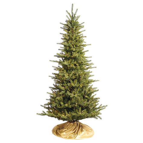 Slim Green Spruce Artificial Christmas Tree Frontgate