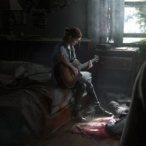 The Last Of Us Part 2 Ellie Playing Guitar 4k 7 Wallpaper