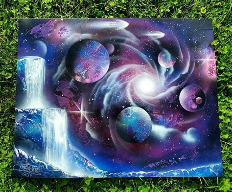 Art Collectibles Galaxy Spray Paint Art Spray Paint Etna Com Pe