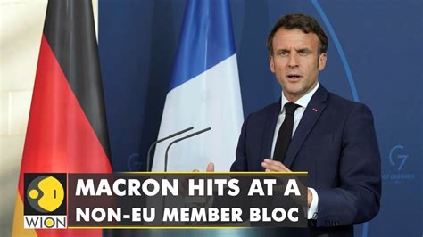 French Prez Emmanuel Macron Suggests A Political European Community