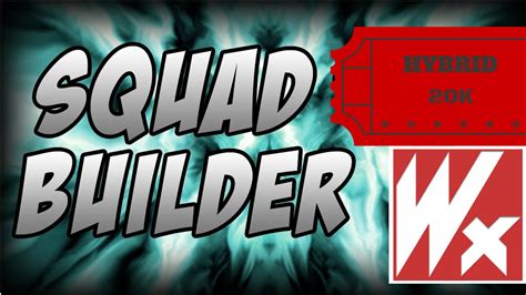 Fifa Ut Squad Builder Hybrid K Ita Youtube