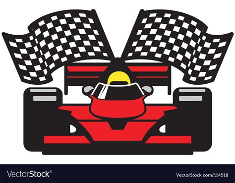 Racing Car Royalty Free Vector Image Vectorstock