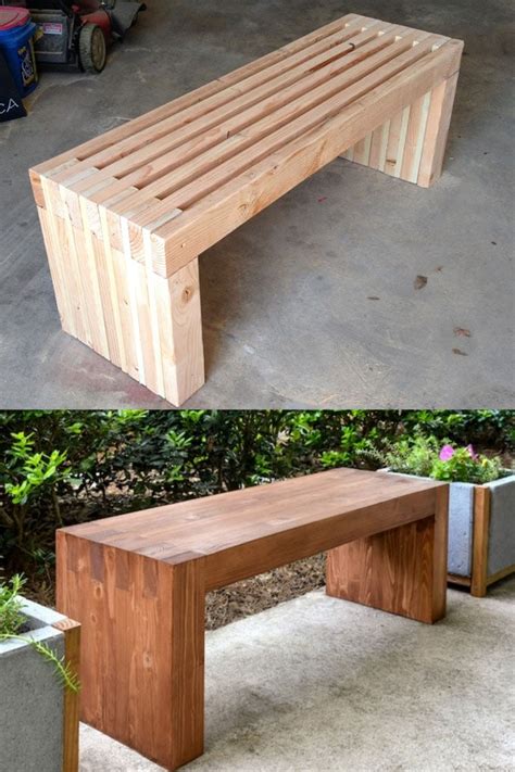 Diy Outdoor Wooden Bench Wooden Craft