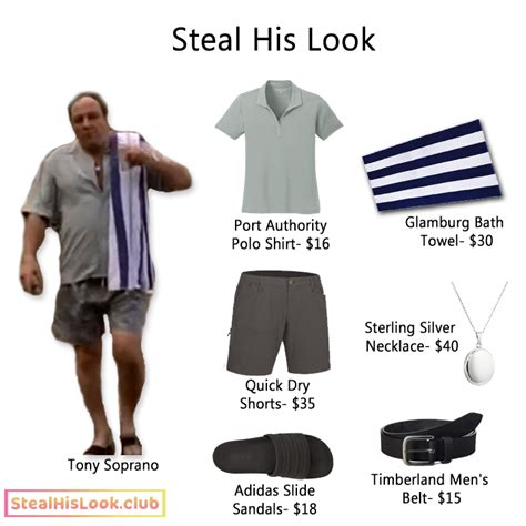 Steal His Look Tony Soprano Steal His Look