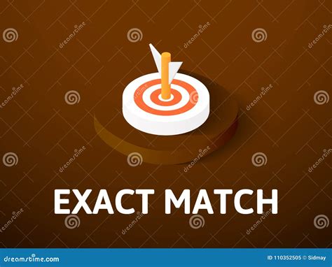 Exact Match Icon In Different Style Cartoon Vector