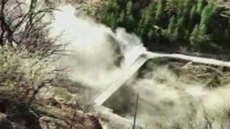 India Dam Swept Away After Glacier Crashes Into It Bbc News