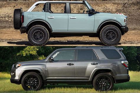 2021 Ford Bronco Vs 2020 Toyota 4runner New Bronco Ford Bronco Ford