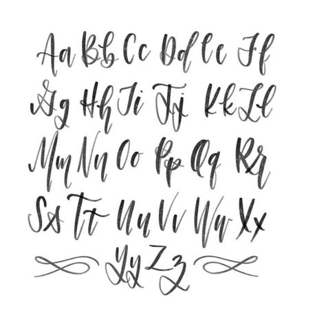 Learning The Basics Of Modern Calligraphy Hand Lettering Alphabet Lettering Alphabet Modern
