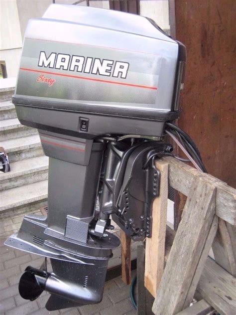 Mariner Mercury 60 Hp Elpto Two Stroke Outboard Boat Engine In