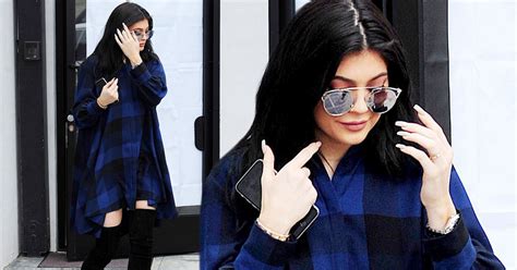 Kylie Jenner Steps Out In Racy Knee High Boots After Zayn Malik