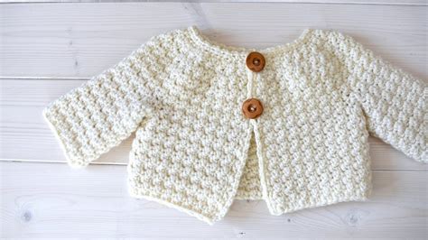 Crochet Baby Bobble Cardigan Pattern Crochet Patterns