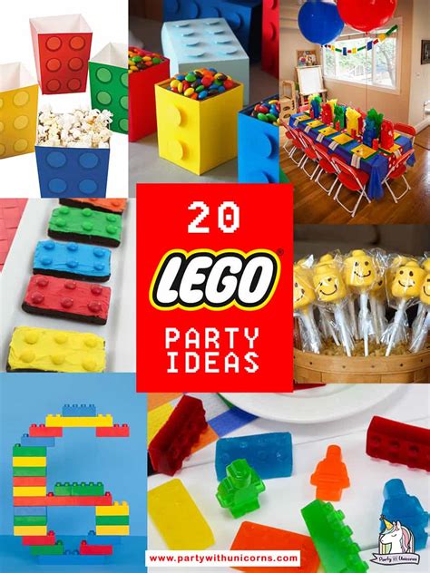 20 Fun Lego Party Ideas Party With Unicorns