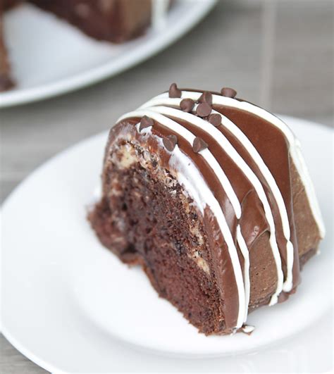 The bundt cake is easy to make; easy + fancy chocolate cream cheese bundt cake - It's ...