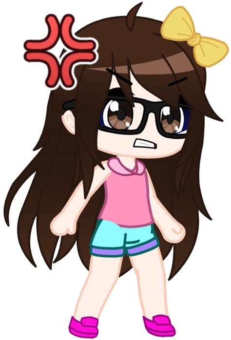 me in gacha club angry png by shiningstar33 on deviantart