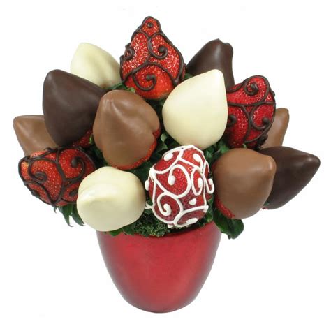 Chocolate Covered Strawberry Bouquet Valentines Ideas Pinterest