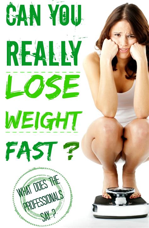 Can You Really Lose Weight Fast Healthamania