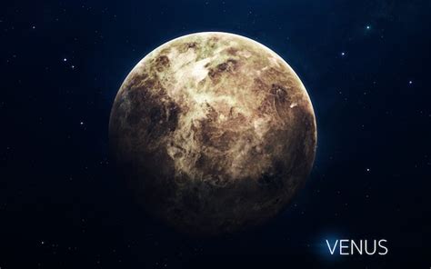 Vênus Planetas Do Sistema Solar Em Alta Qualidade Papel De Parede De