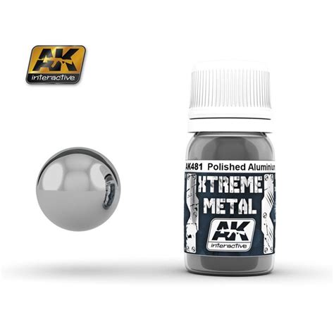 Ak Interactive Xtreme Metal Polished Aluminium 30ml