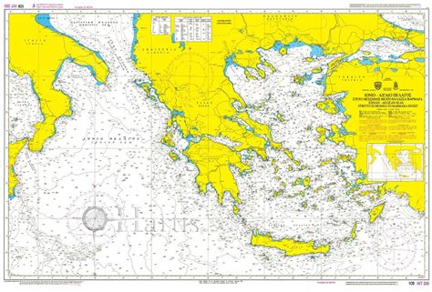 Aegean Ionian Seas Nautical Chart Hartis Org Sailing Guides Charts