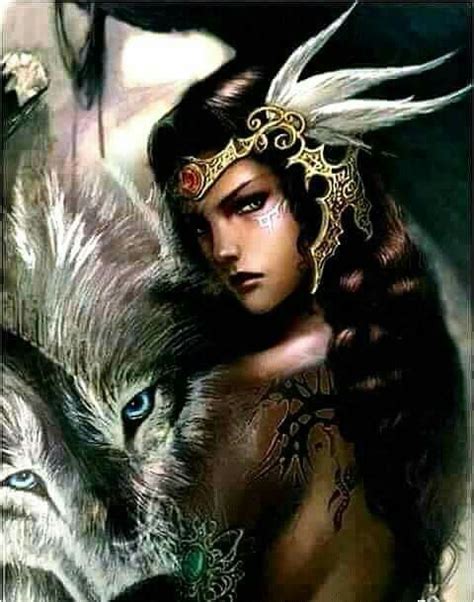Pin By Kimberly Montague On She And Her Wolf Fantasy Art Women