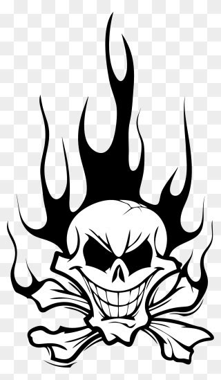 Transparent Evil Skull Clipart Happy Skull Png Download 5793011
