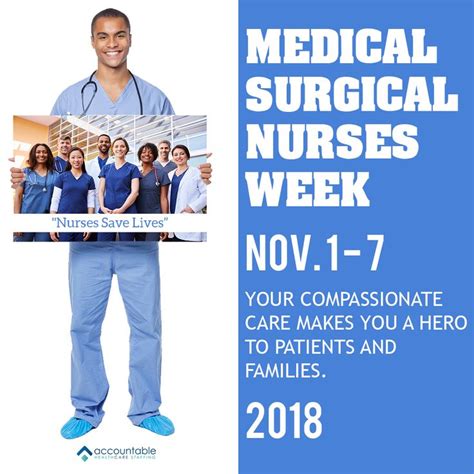 Medical Surgical Nurses Week 2018 Medical Surgical Nursing Nurses