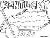Kentucky Coloring Pages State Printable States Doodle Daniel Derby Boone Sheets United Doodles Pattern Getdrawings Mediafire Alley Classroomdoodles sketch template