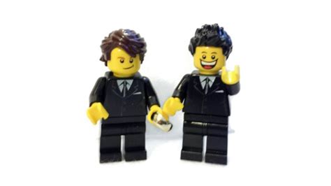 items similar to custom lego minifigure same sex bridal couple ~ wedding lego ~ bride and groom