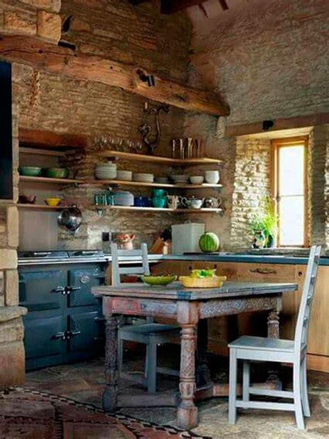 ¿quién no conoce las buenas y antiguas cocinas de casa de camporoble rústico? 17 cocinas rústicas con encanto | Cocinas de cabañas ...