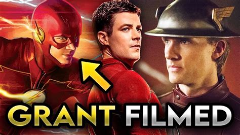 wtf did grant gustin actually film for the flash teddy sears denies jay garrick cameo youtube