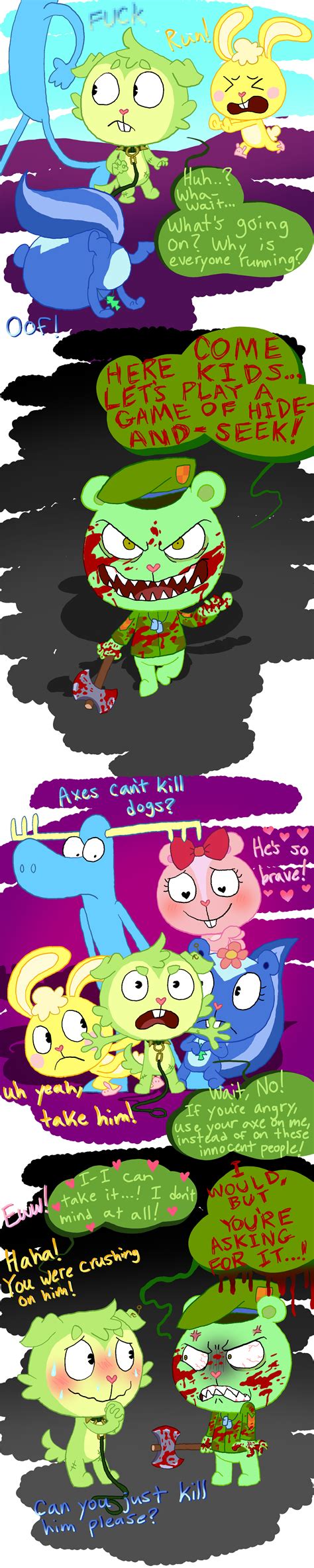 Happy Tree Friends Feeling For Others By Artsygumi On Deviantart