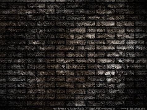 Grunge Brick Wall Background Psdgraphics