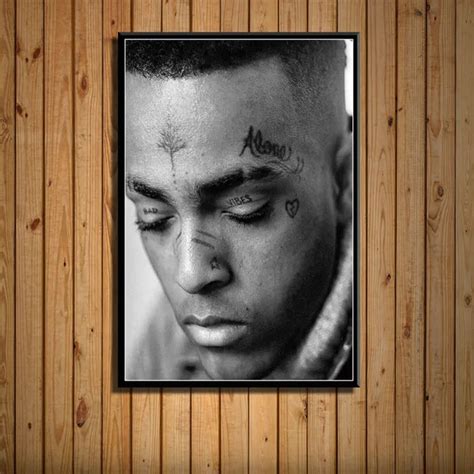 P020 XXXTentacion Rap Hip Hop Music Star Singer Art Painting Silk