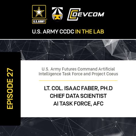 U S Army Futures Command Artificial Intelligence Task Force And Project Coeus