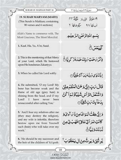 Surah Maryam English Pdf Online Download English Translation Pdf