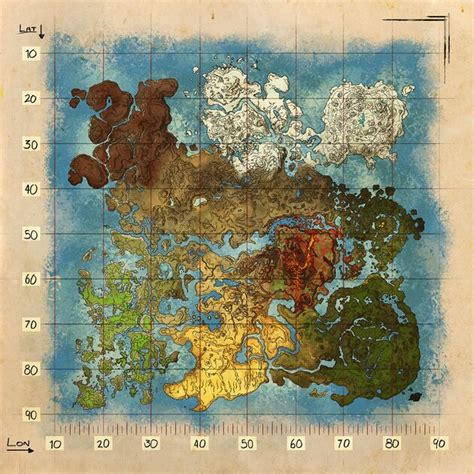 Carte Des Ressources Crystal Isles Wiki Officiel De Ark Survival
