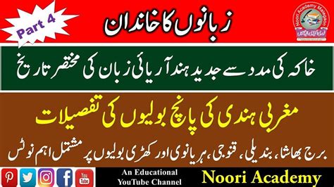 Noori Academy Urdu Zuban Ki Tareekh Jadeed Hind