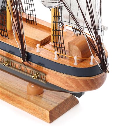 New Handmade Wooden Sailing Boats Model Assembly Nautical Ship Schooner