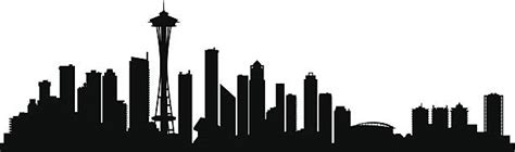 Royalty Free Seattle Skyline Clip Art Vector Images And Illustrations