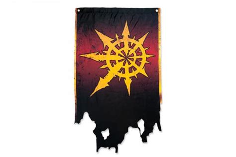 Warhammer 40k Chaos Logo 50x30 Inch Wall Banner Eventeny
