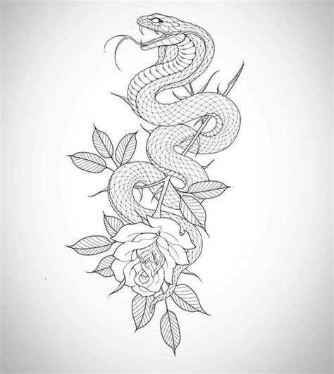 Pin By Євгенія Баран On Tattoos In 2021 Snake Tattoo Design Rose
