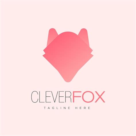 Premium Vector Free Vector Fox Minimal Logo Design Template