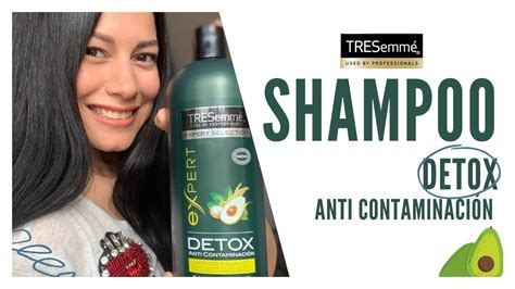 Shampoo Detox Anti ContaminaciÓn De Tresemmé Con Aceite De Aguacate