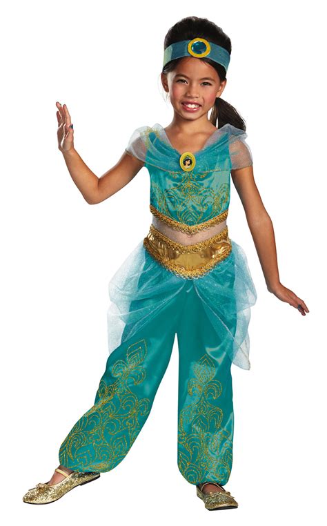 Jasmine From Aladdin Girls Deluxe Costume Dis59226 3t 4t Walmart